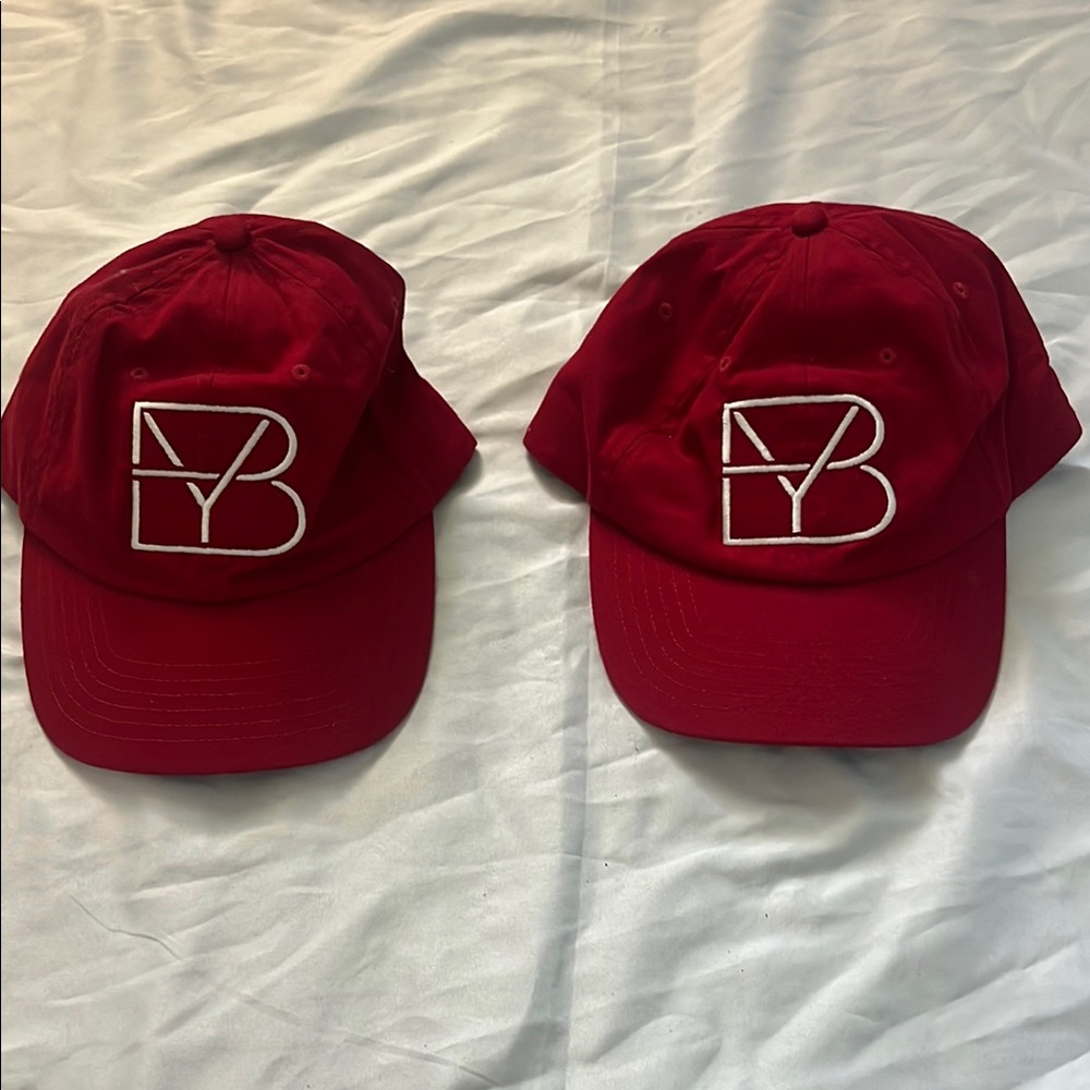 Brett Young Red Baseball hat x 2